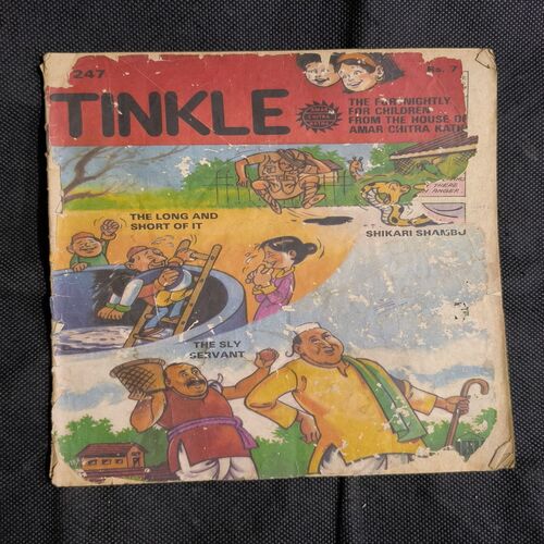 Document_64 Tinkle no-247 ( Back And Front Cover Small Cut )