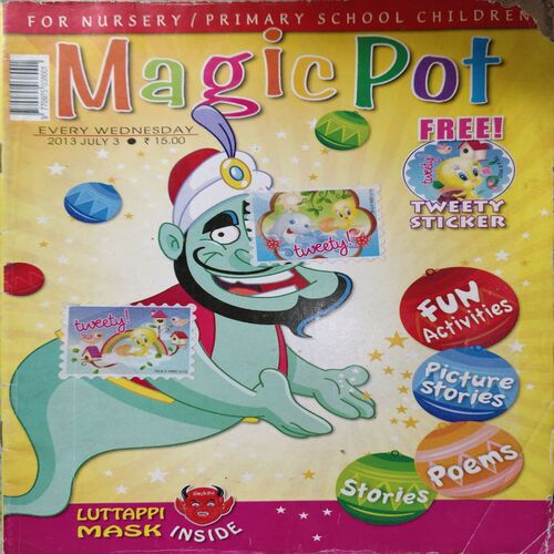 Magic Pot ( 3rd JUly 2013) (cut on front cover ) Magic Pot ( 3rd JUly 2013) (cut on front cover )
