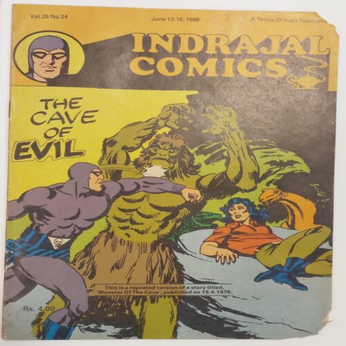 THE CAVE OF EVIL (Vol25 No.24) INDRAJAL COMICS