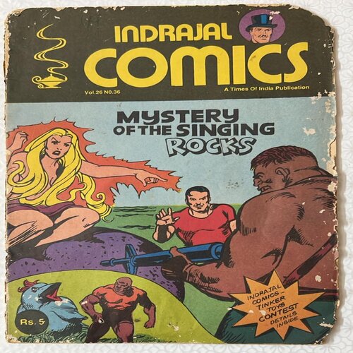 MYSTERY OF THE SINGING ROCKS (Vol26 No36) INDRAJAL COMICS