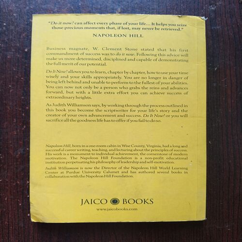 Do It Now ( Napoleon Hill ) Total Page = 150