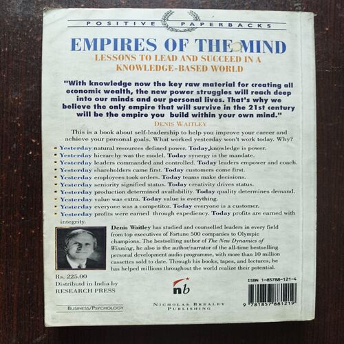 Empires Of The Mind ( Denis Waitley ) Total Page = 266
