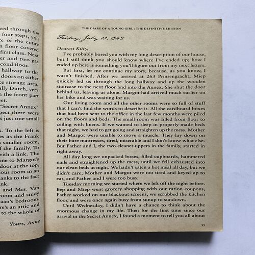The Diary A Young Girl ( Anne Frank )