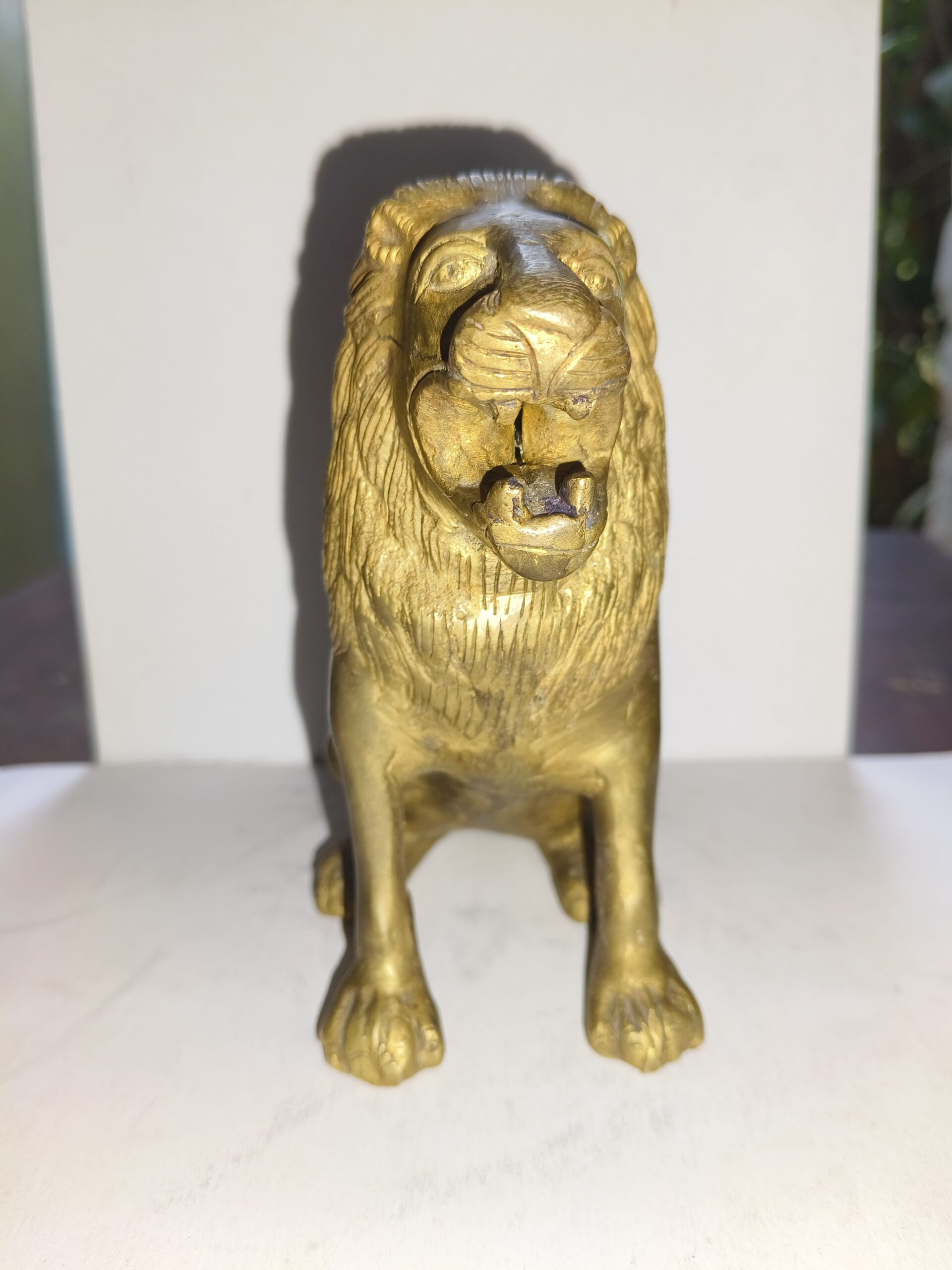Document 13_2 Brass Idol Of Lion ( Height Approx 13 cm )