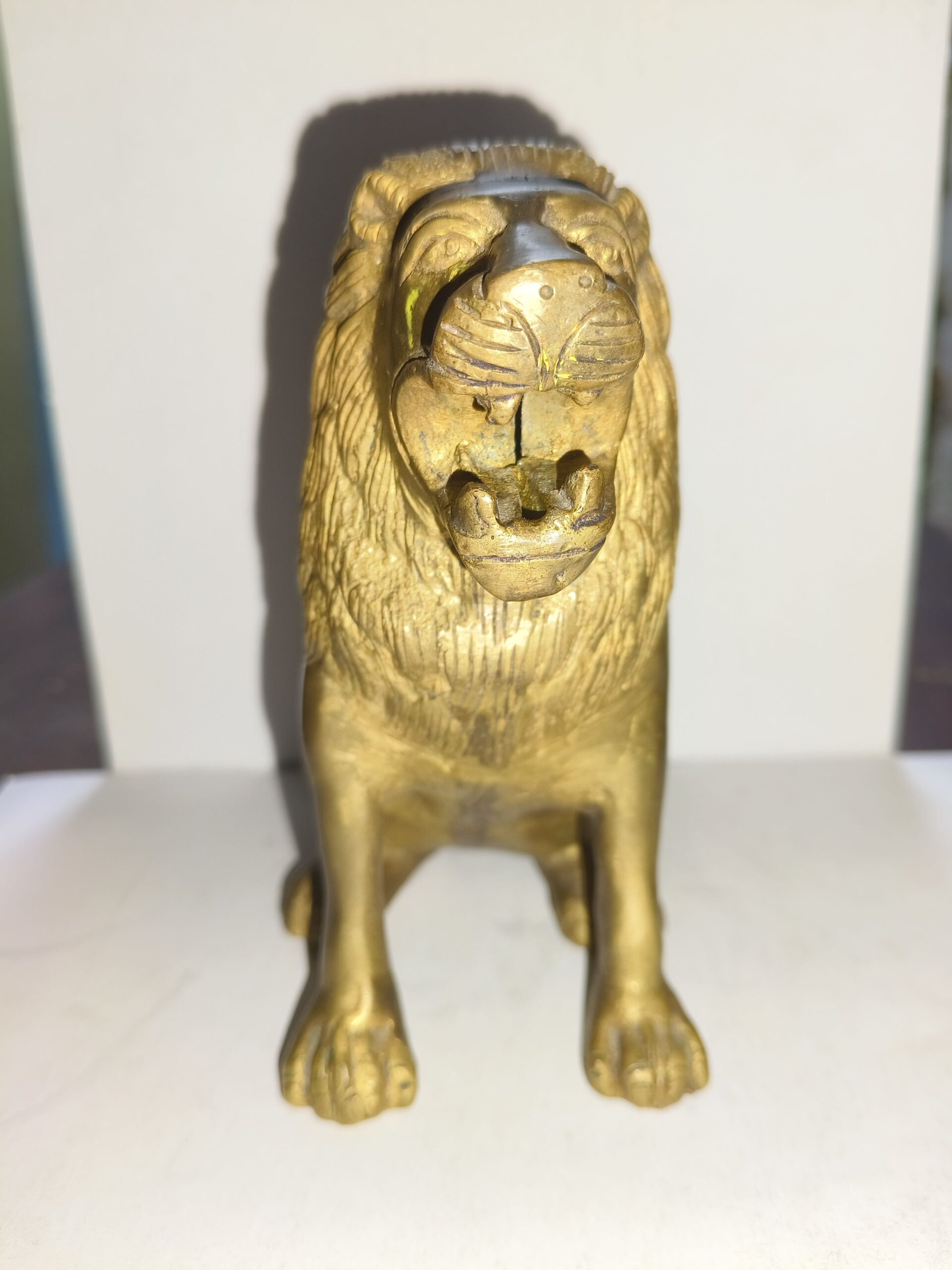 Document 13_6 Brass Idol Of Lion ( Height Approx 13 cm )