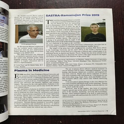 Science Reporter ( December 2019 )