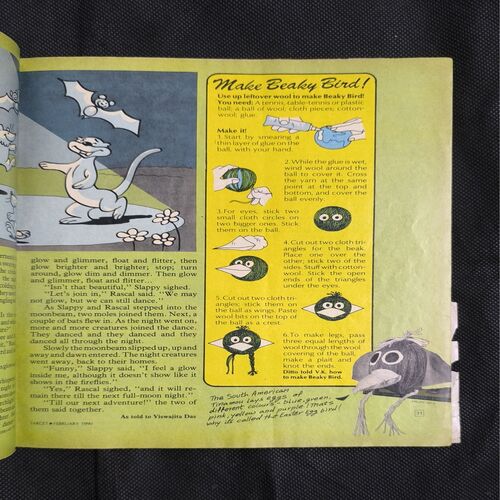 TARGET ( February 1990 ) Front And Back Cover Small Cut