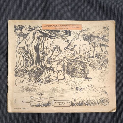TARGET ( April 1983 ) Cover Less