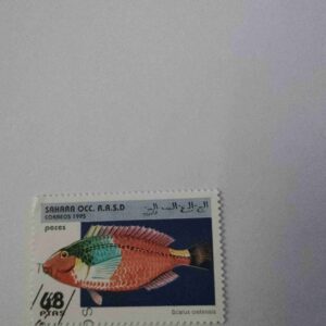 Document 4_19 SAHARA OCC. R.A.S.D. 68PTAS POSTAGE , CORREOS ( PECES ) 1995 STAMP