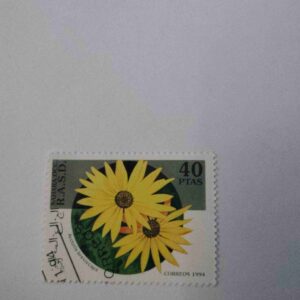 Document 4_21 SAHARA OCC. R.A.S.D. 40PTAS POSTAGE, ARCTOTIS BREVISCAPA ( CORREOS 1994 ) STAMP