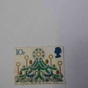 Document 4_23 GREAT BRITAIN CHRISTMAS 10P POSTAGE , 1980 STAMP