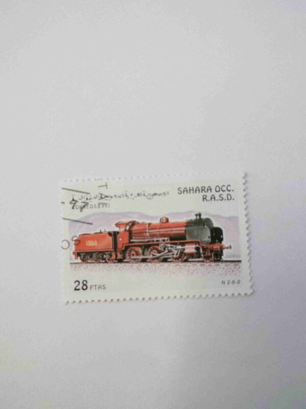 Document 4_3 SAHARA OCC. R.A.S.D. 28PTAS POSTAGE , 1997 CORREOS STAMP