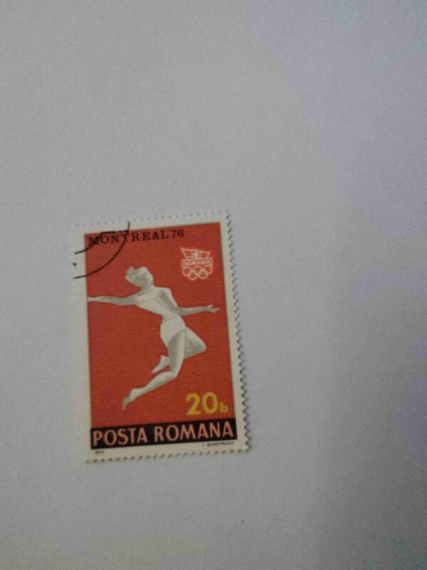Document 4_39 MONTREAL '76 20b POSTAGE , POSTA ROMANA 1976 STAMP