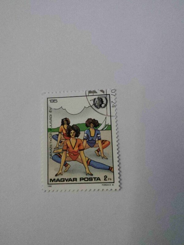 Document 4_45 MAGYAR POSTA 2Ft POSTAGE , NEMZETKOZI IF JUSAGI EV '85 ( 1985 )STAMP
