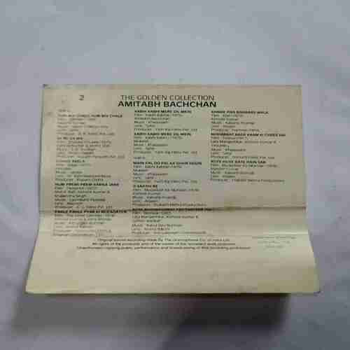 Document 5_108 AUDIO CASSETTES ; AUDIO CASSETTES ; The golden collection ( AMITABH BACHCHAN )