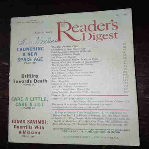 Reader's Digest ( March 1981 ) Reader's Digest ( March 1981 )