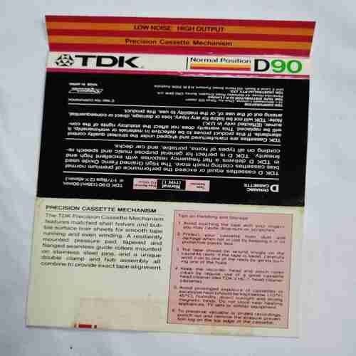 Document 5_177 AUDIO CASSETTES ; TDK D90
