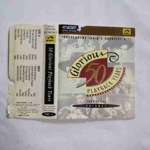 Document 5_198 AUDIO CASSETTES ; 50 GLORIOUS PLAYBACK YEARS (1947-1955 Vol.1)