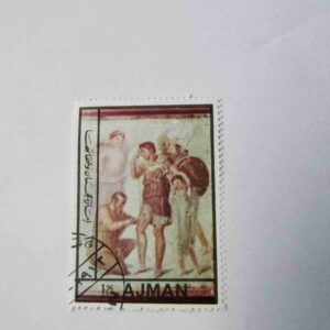 Document 5_27 SOLDIER ( AJMAN 1972 ) 1.25United POSTAGE , TOUCH STAMP