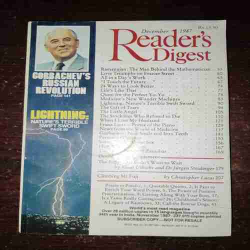Reader's Digest ( December 1987 ) Reader's Digest ( December 1987 )
