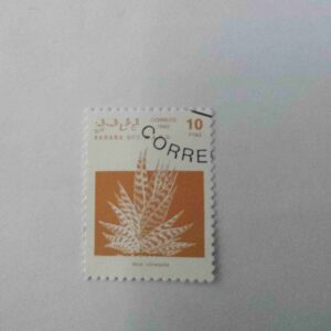 Document 6_41 WESTERN SAHARA OCC R. A. S. D. 10PTAS POSTAGE , TIGER ALOE PLANT CORREOS 1992 STAMP