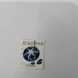 Document 6_5 AUSTRALIA 10Cent POSTAGE , STAR SAPPHIRE 1973