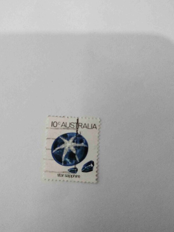 AUSTRALIA 10Cent POSTAGE , STAR SAPPHIRE 1973