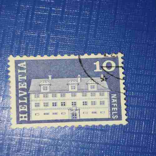 SWITZERLAND 10 NAFELS STAMP SWITZERLAND 10 NAFELS STAMP