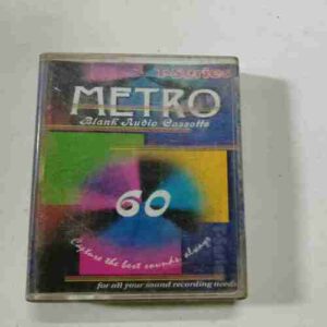 AUDIO CASSETTES ; T- SERIES ,METRO BLANK AUDIO CASSETTE
