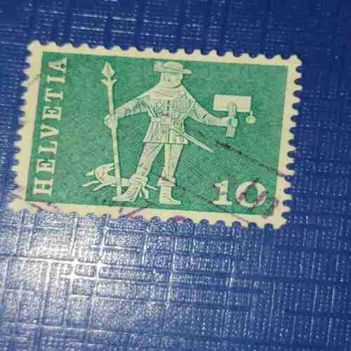 HELVETIA POSTAGE STAMP HELVETIA POSTAGE STAMP