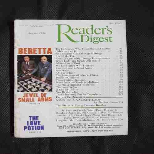 Reader Digest ( August 1986 ) Reader Digest ( August 1986 )