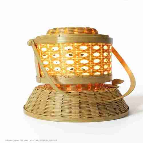 Document 8_44 WOODEN HAND CRAFTED TABLE LAMP
