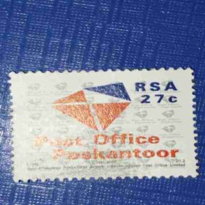 POST OFFICE POSKANTOOR , RSA 27c STAMP POST OFFICE POSKANTOOR , RSA 27c STAMP