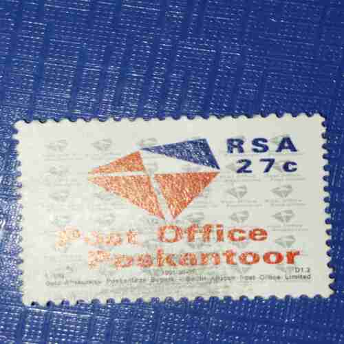 POST OFFICE POSKANTOOR , RSA 27c STAMP POST OFFICE POSKANTOOR , RSA 27c STAMP
