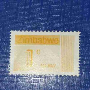 1985 ZIMBABWE 1c TO PAY STAMP