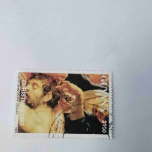 Document_33 SAMSON AND DELILAH 0 POSTAGE , GUYANA CIRCA 1993 CHRISTMAS