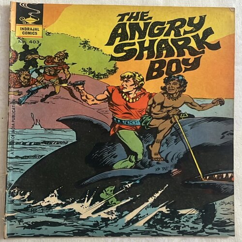 THE ANGRY SHARK BOY (No.403) INDRAJAL COMICS