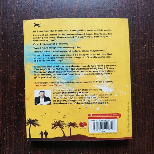 One Indian Girl ( Chetan Bhagat ) One Indian Girl ( Chetan Bhagat )