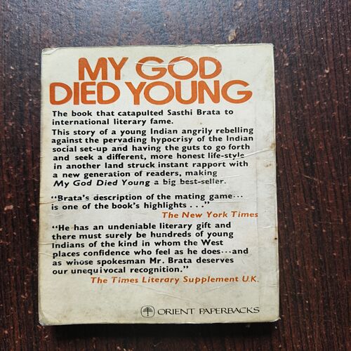 My god Died Young ( Sasthi Brata ) My god Died Young ( Sasthi Brata )