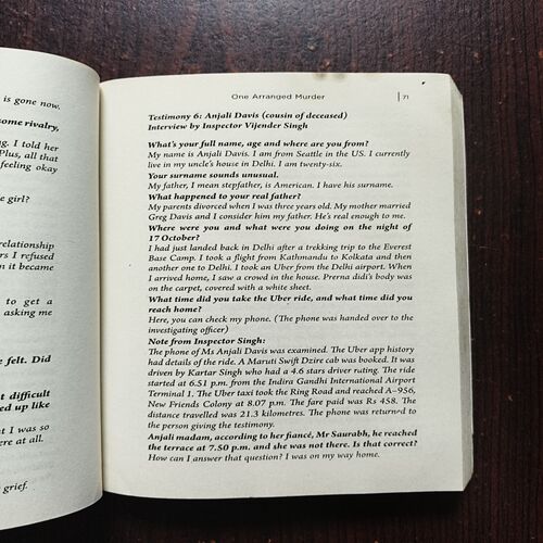 One Arranged Marriage Murder ( Chetan Bhagat ) One Arranged Marriage Murder ( Chetan Bhagat )