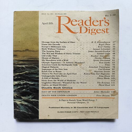 Readers Digest ( April 1976 ) Readers Digest ( April 1976 )