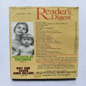 Readers Digest ( November 1986 ) Readers Digest ( November 1986 )