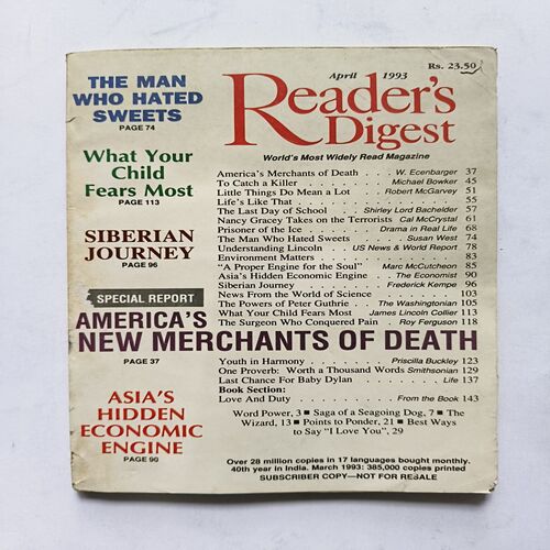 Readers Digest ( April 1993 ) Readers Digest ( April 1993 )