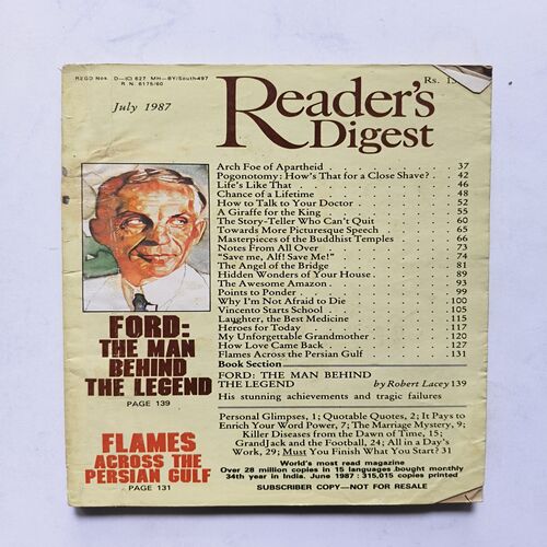Readers Digest ( July 1987 ) Readers Digest ( July 1987 )