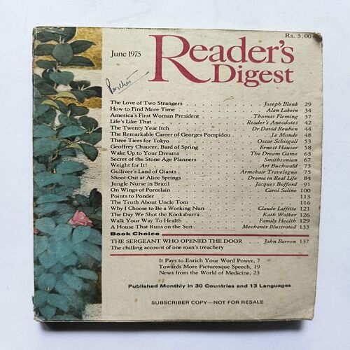 Readers Digest ( June 1975 ) Readers Digest ( June 1975 )