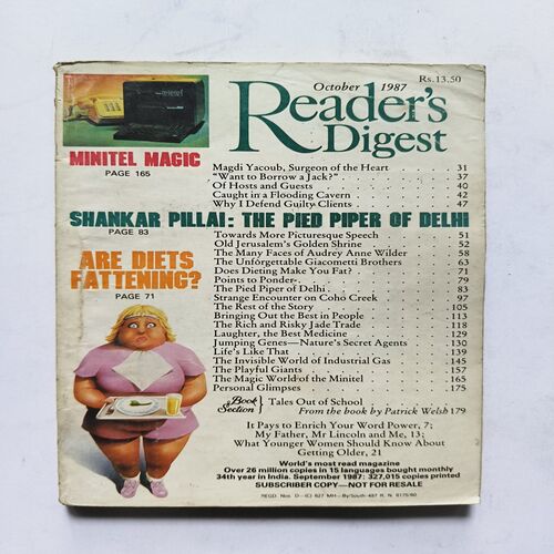 Readers Digest ( October 1987 ) Readers Digest ( October 1987 )