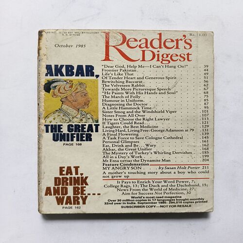 Readers Digest ( October 1985 ) Readers Digest ( October 1985 )
