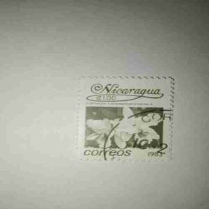 NICARAGUA 1.00Cent POSTAGE , CATTLEYA LUEDDEMANNIANA X ( CORREOS 1983 ) NICARAGUA 1.00Cent POSTAGE , CATTLEYA LUEDDEMANNIANA X ( CORREOS 1983 )