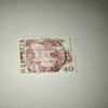 HELVETIA 40 POSTAGE , ESCALADE GENEVE STAMP