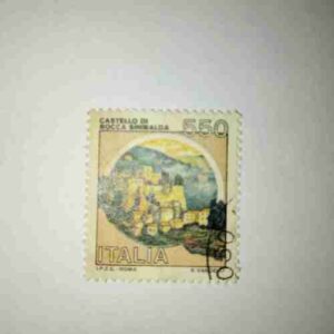 ITALIA 550 Cent POSTAGE , CASTELLO DI ROCCA SINIBALDA STAMP ITALIA 550 Cent POSTAGE , CASTELLO DI ROCCA SINIBALDA STAMP
